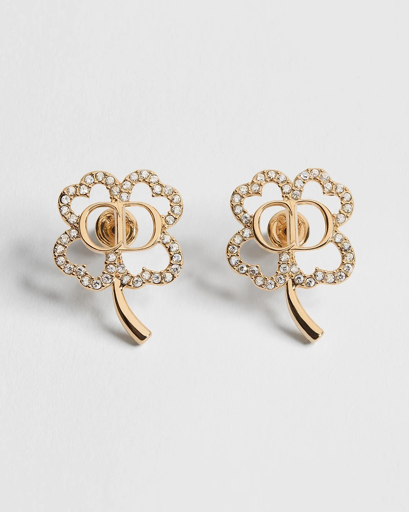 CD Shiny Clover Earrings