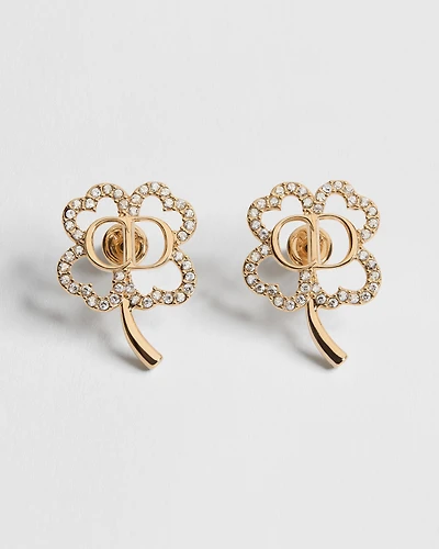 CD Shiny Clover Earrings