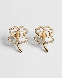 CD Shiny Clover Earrings