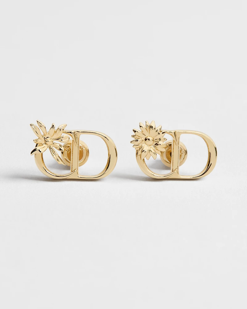 CD Multi Flowers Stud Earrings