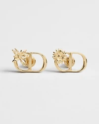CD Multi Flowers Stud Earrings