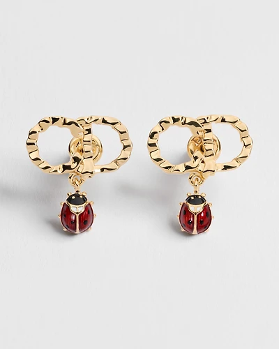 Dior Qixi CD Lady Twist Earrings