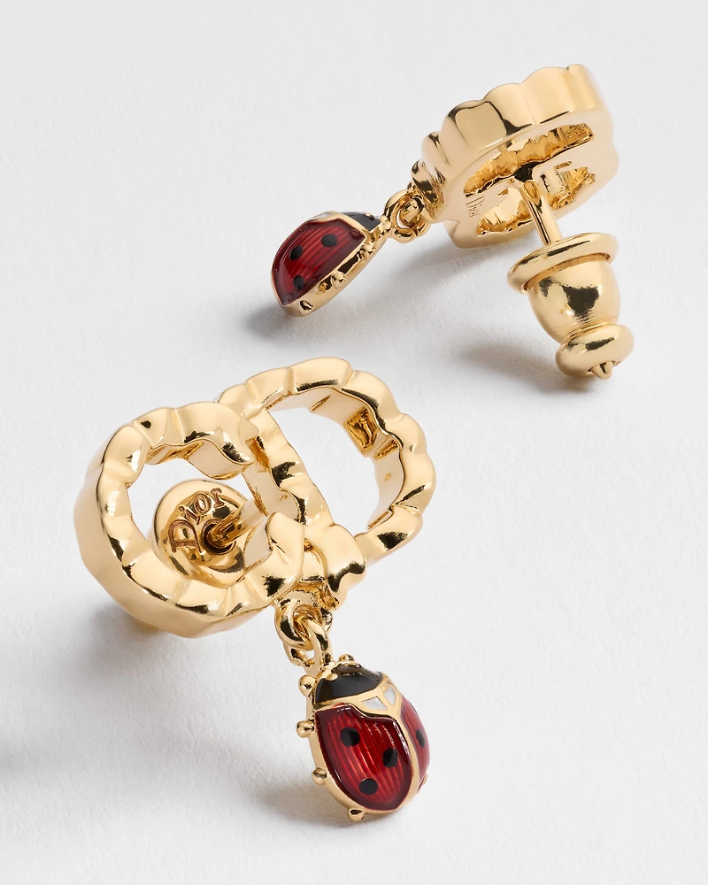 Dior Qixi CD Lady Twist Earrings