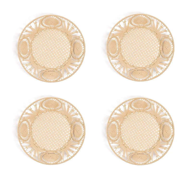 Set of Four Round Baskets