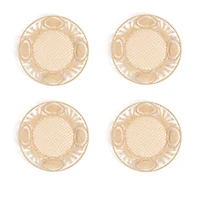 Set of Four Round Baskets