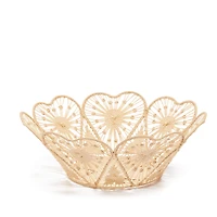 Set of Two Baskets with Heart Motif