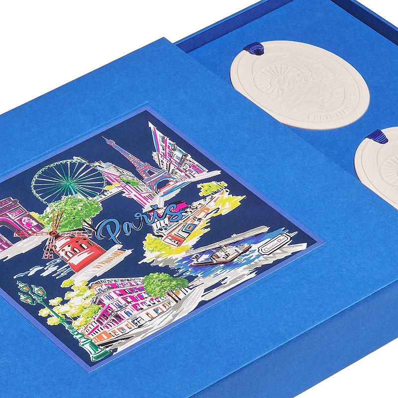 Set of Four Rose de Paris Scented Medallions