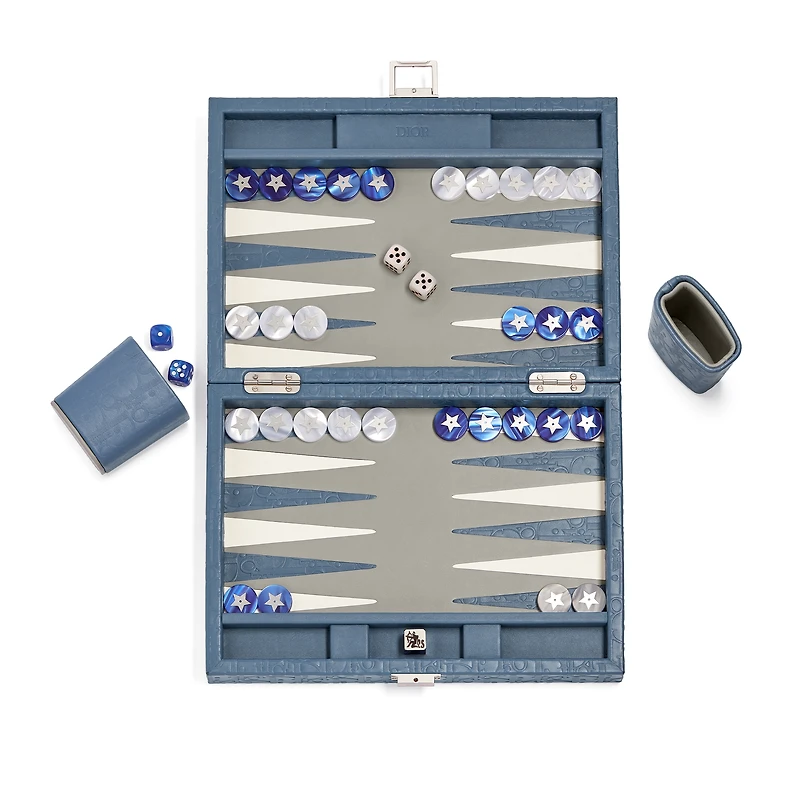 Small Leather Backgammon