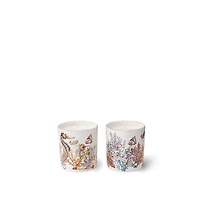 Set of Two Scented Mini Candles: Orange Cannelle and Griotte Gingembre