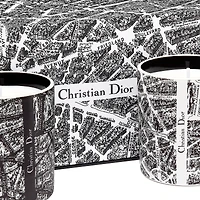Set of Two Scented Mini Candles: Baies de Rose Bergamote and Orange Mandarine