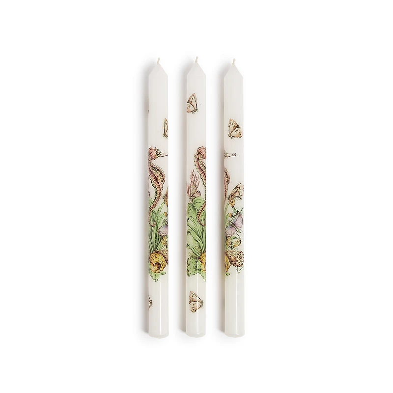 Set of Three Tapered Candles