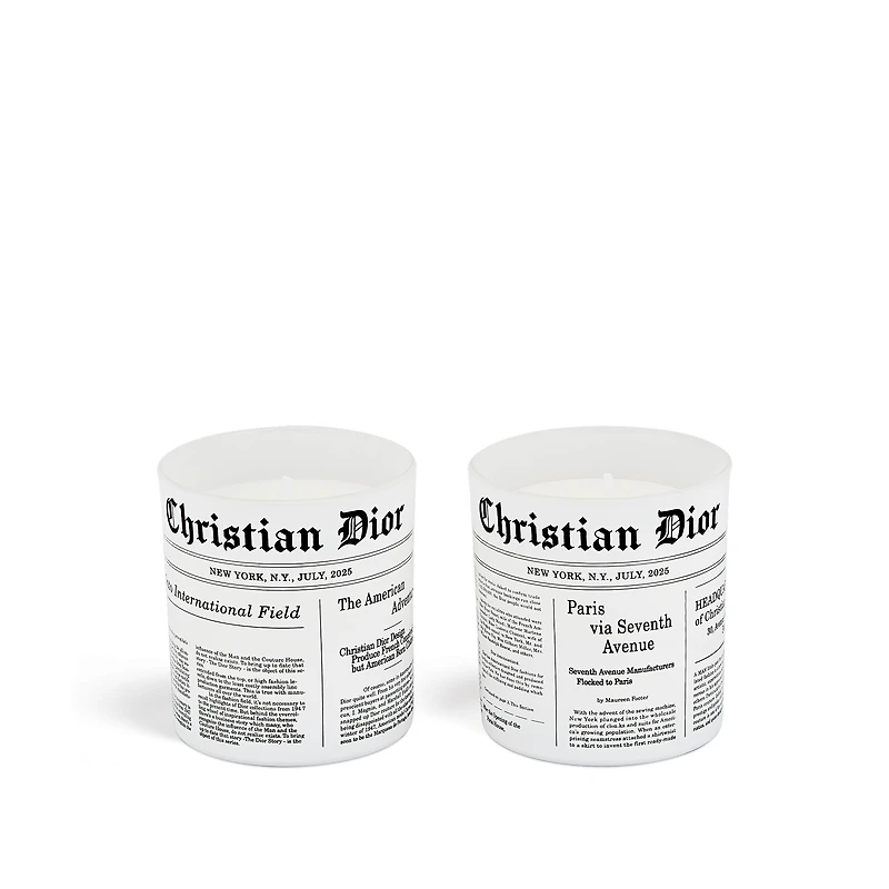Set of Two Muguet Encens Scented Mini Candles