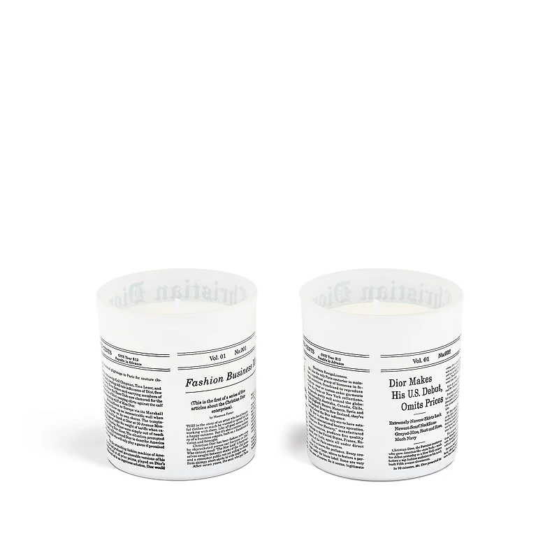 Set of Two Muguet Encens Scented Mini Candles