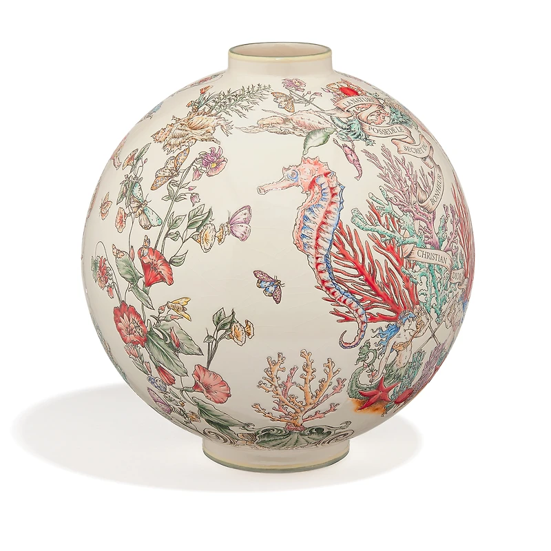Manufacture des Émaux de Longwy for Dior Round Vase - LIMITED AND NUMBERED EDITION