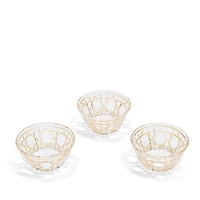 Set of Three Ice Cream Bowls