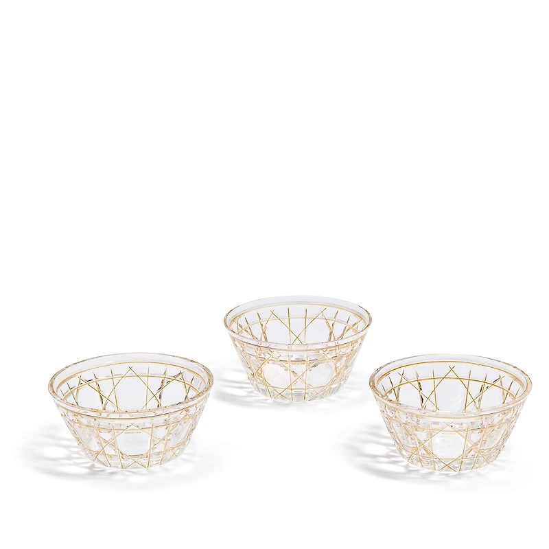 Set of Three Ice Cream Bowls