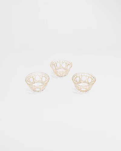 Set of Three Ice Cream Bowls