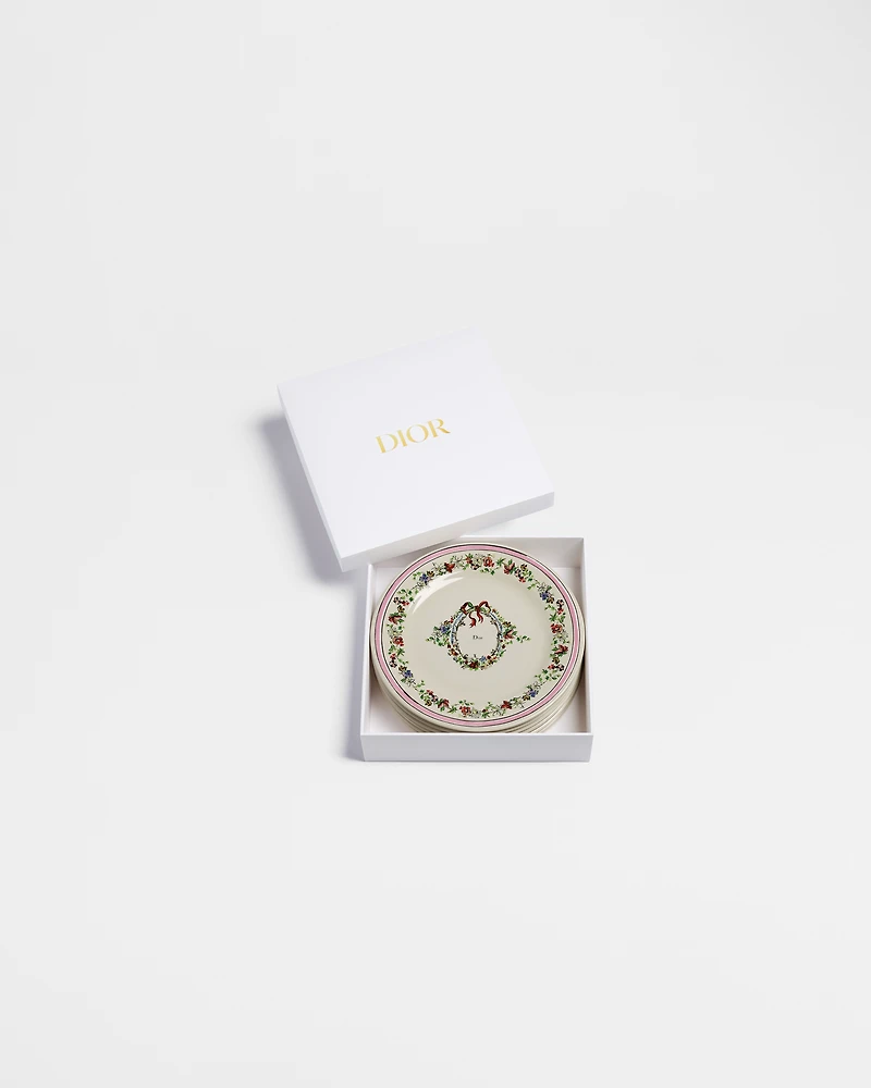 Set of Six Dessert Plates