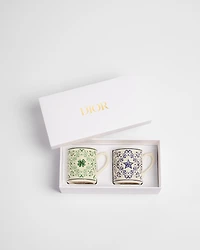 Set of Two Mugs, Clover and Star
