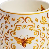 Set of Two Mugs, Bee and Rose