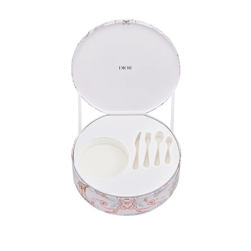 Set with Plate and Four Cutlery Items