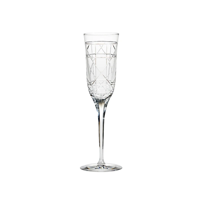Engraved Champagne Flute