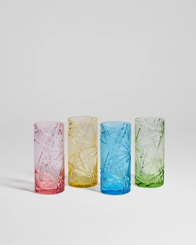 Set of Four Dior Escale Juice Glasses