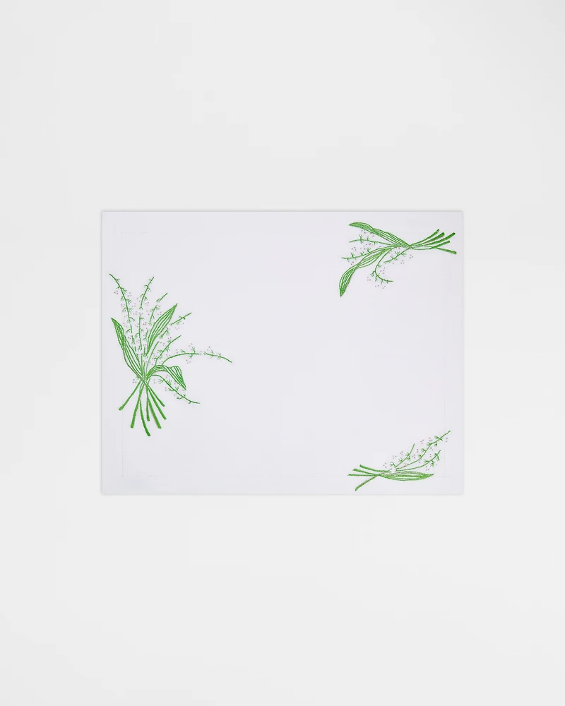 Embroidered Placemat and Napkin Set