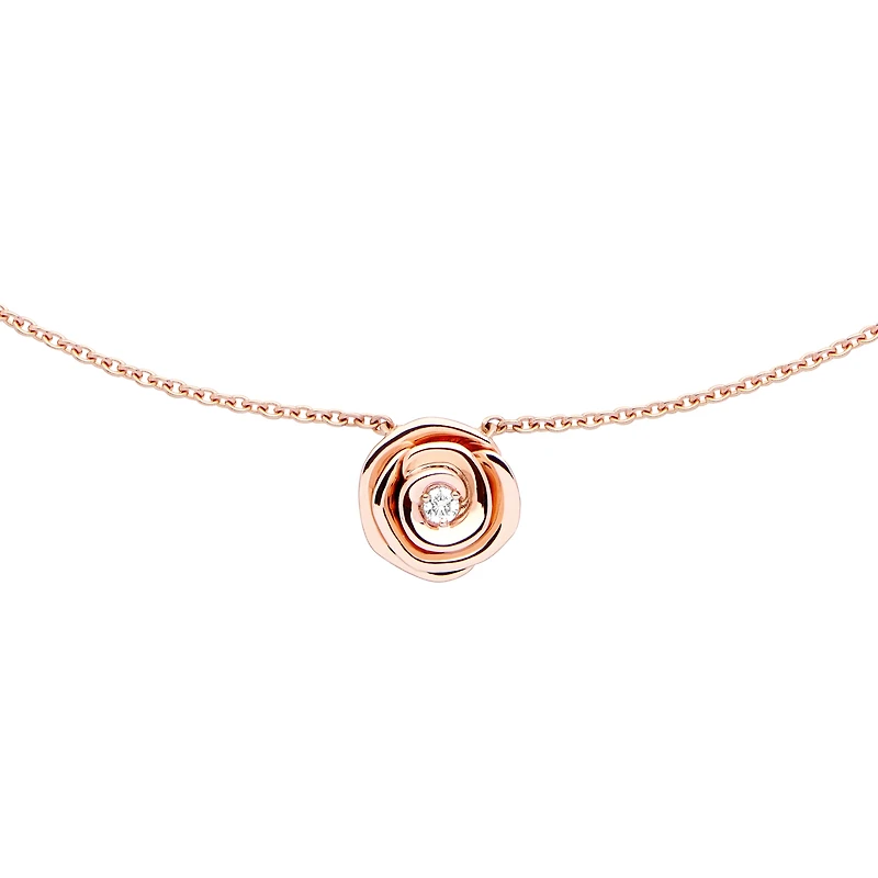 Large Rose Dior Couture Necklace