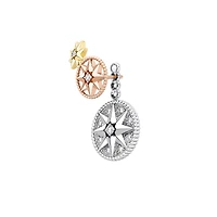 Rose des Vents and Étoile des Vents Single Earring