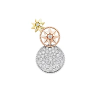 Rose des Vents and Étoile des Vents Single Earring