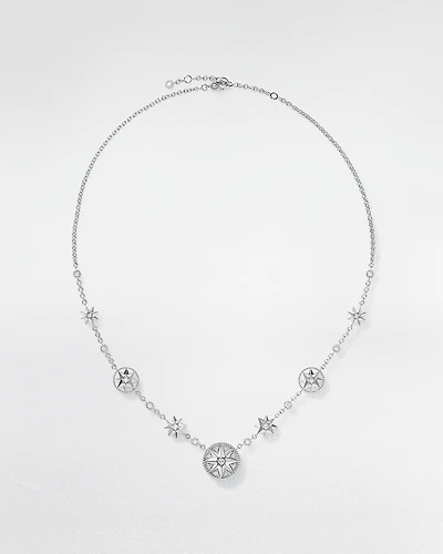 Rose des Vents and Étoile des Vents Necklace