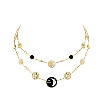 Rose des Vents and Rose Céleste Necklace