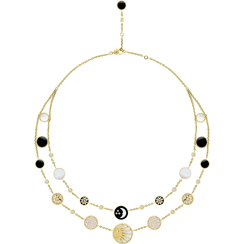 Rose des Vents and Rose Céleste Necklace