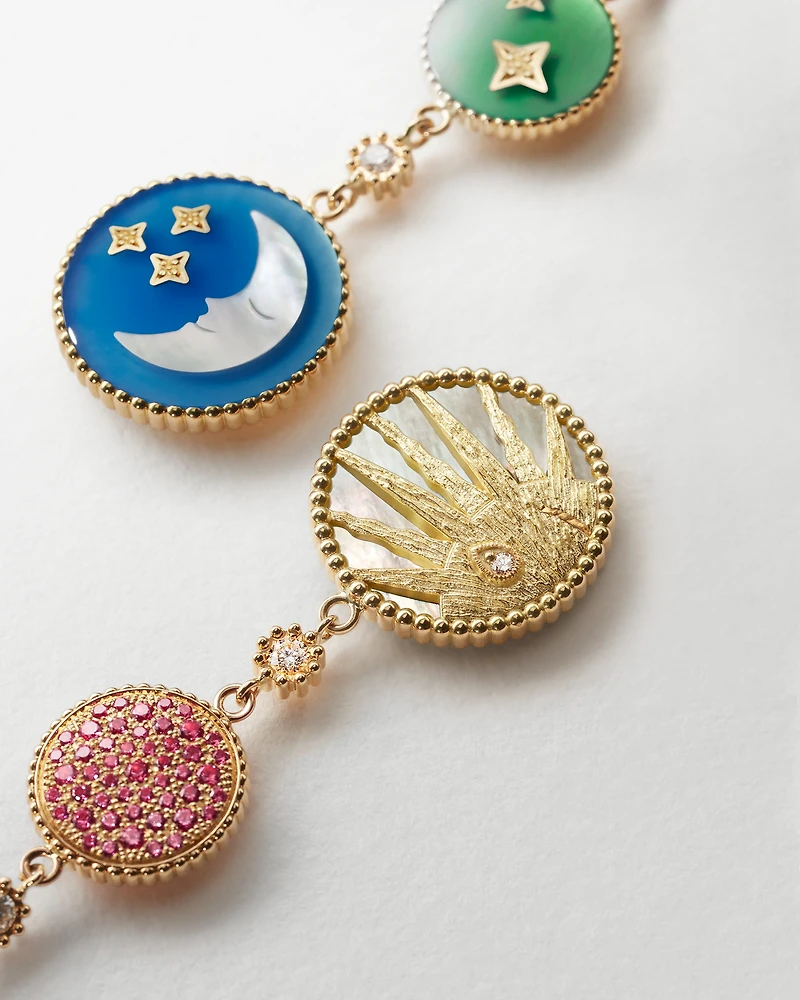 Rose Céleste Earrings