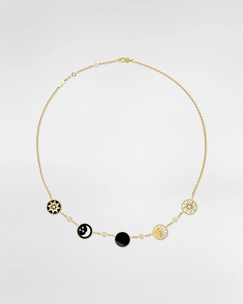 Rose des Vents and Rose Céleste Necklace