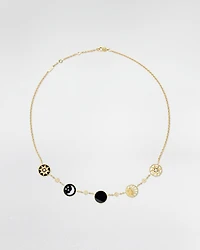 Rose des Vents and Rose Céleste Necklace