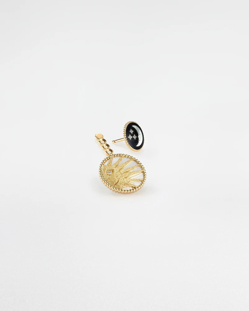 Rose Céleste Single Earring