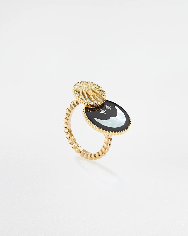 Rose Céleste Ring