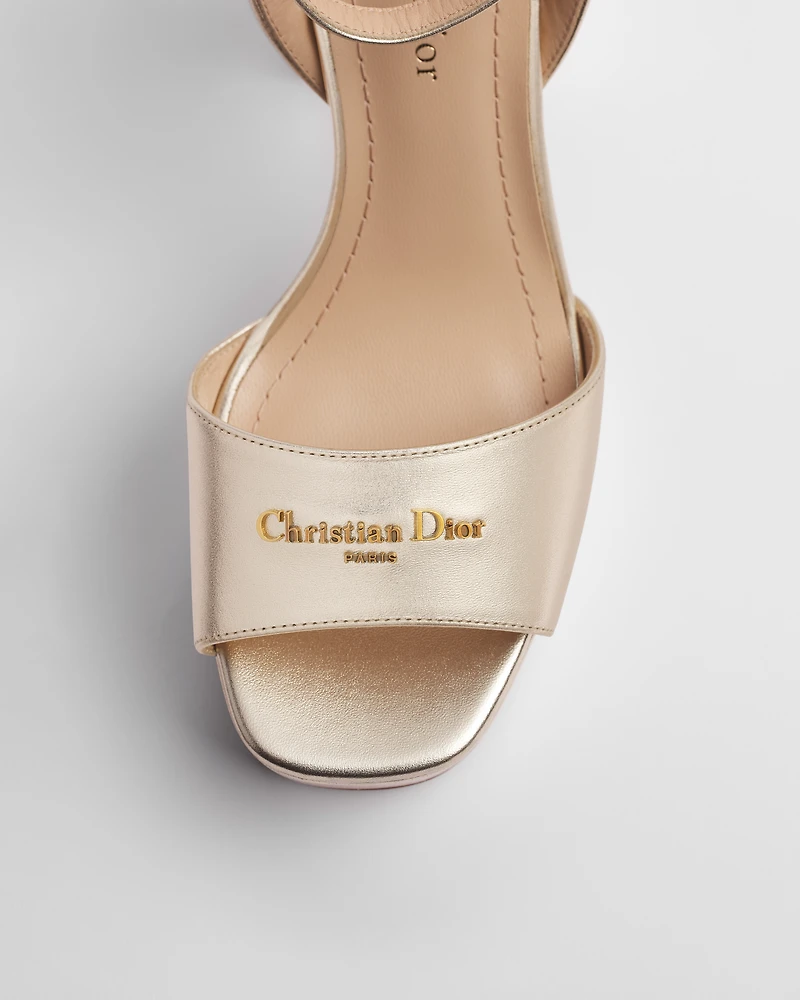 Dior Or D-Lane Platform Sandal
