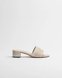 Dior Dentelle Heeled Slide