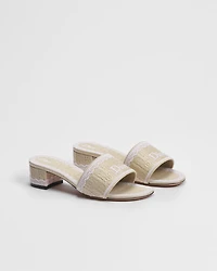 Dior Dentelle Heeled Slide
