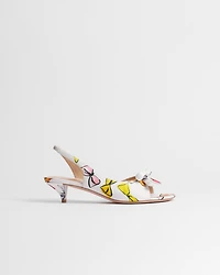 Dioriviera Dior Bow Heeled Slingback Sandal