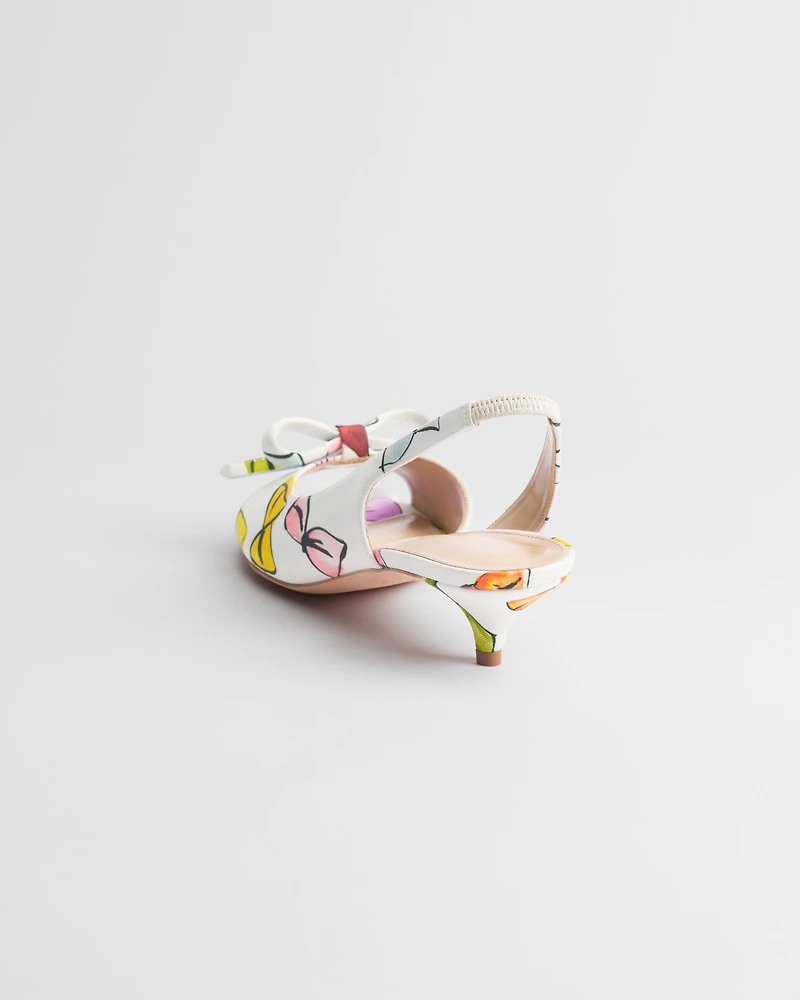 Dioriviera Dior Bow Heeled Slingback Sandal
