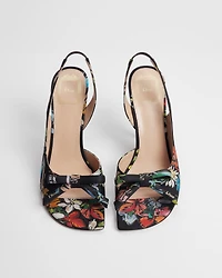 Dioriviera Dior Bow Heeled Slingback Sandal