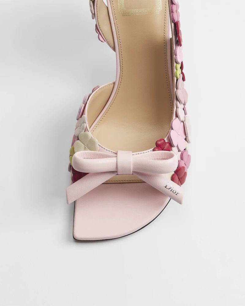 Dior Bow Heeled Slingback Sandal