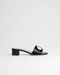 Dior Médaillon Buckle Heeled Slide