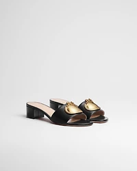 Dior Médaillon Buckle Heeled Slide