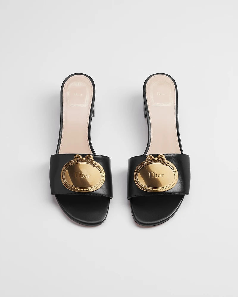 Dior Médaillon Buckle Heeled Slide