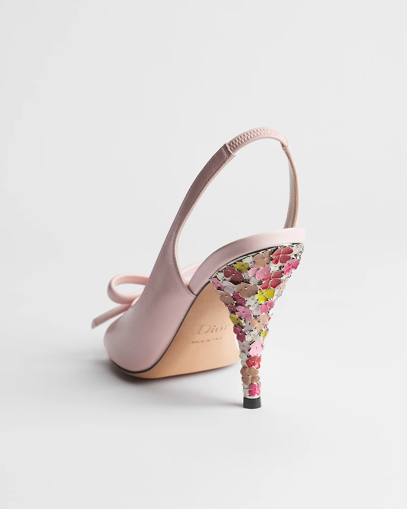 Dior Bow Heeled Slingback Sandal